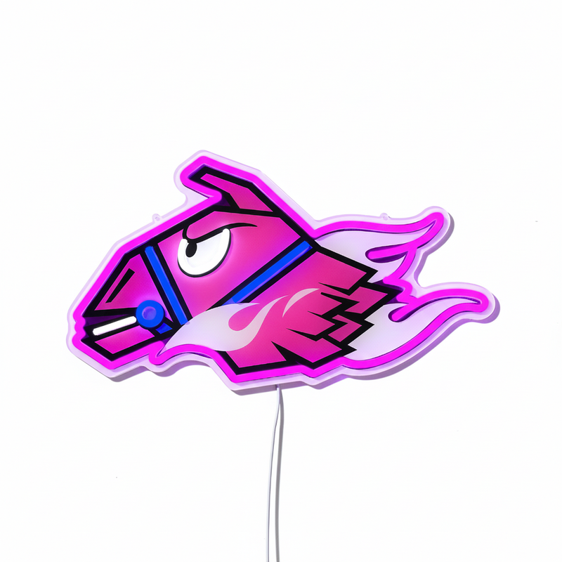 Fortnite Supply Llama LED Neon Sign - Saturday Neon