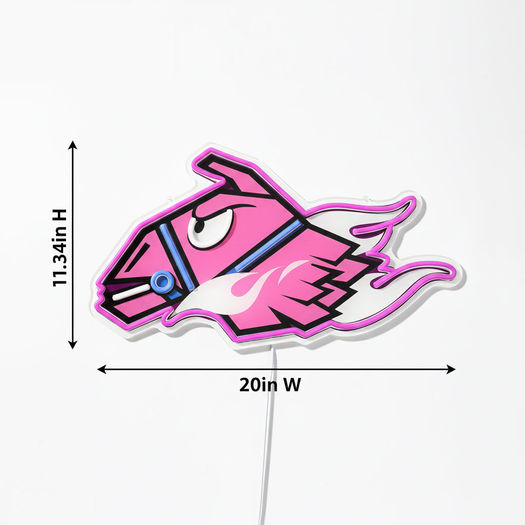 Fortnite Supply Llama LED Neon Sign - Saturday Neon