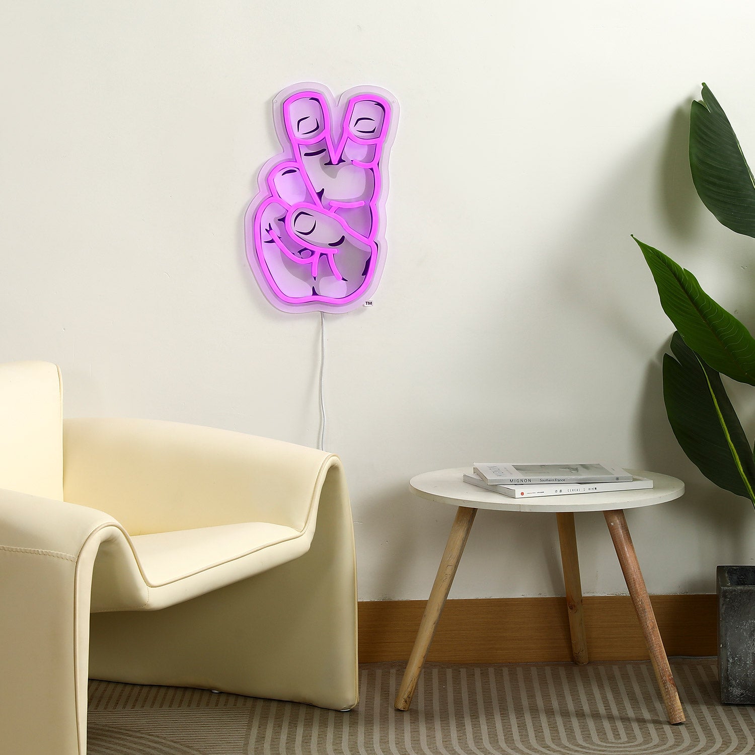 TCU Horned Frogs Hand Logo LED Neon Sign - Saturday Neon