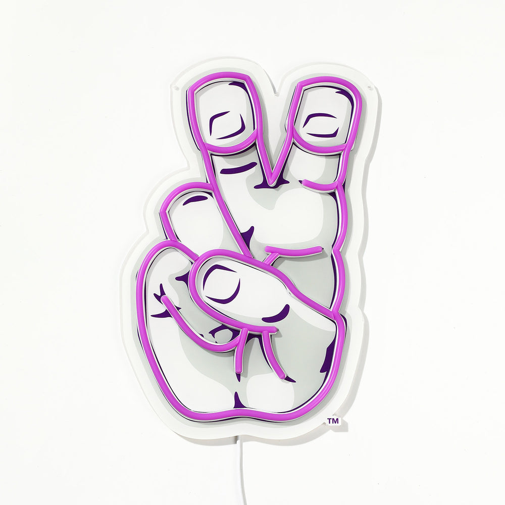 TCU Horned Frogs Hand Logo LED Neon Sign - Saturday Neon