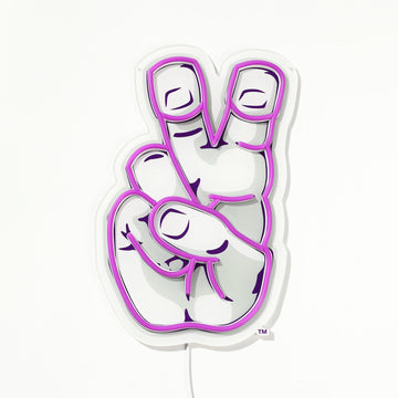 TCU Horned Frogs Hand Logo LED Neon Sign - Saturday Neon