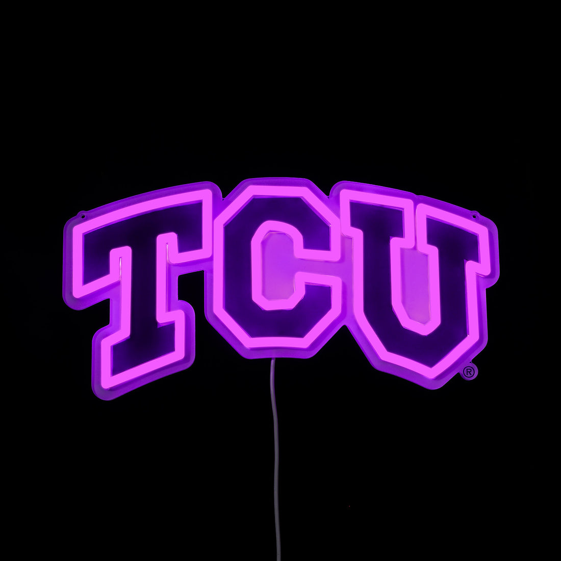 TCU Horned Frogs LED Neon Sign - Saturday Neon