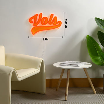 Tennessee Vols Logo LED Neon Sign - Saturday Neon
