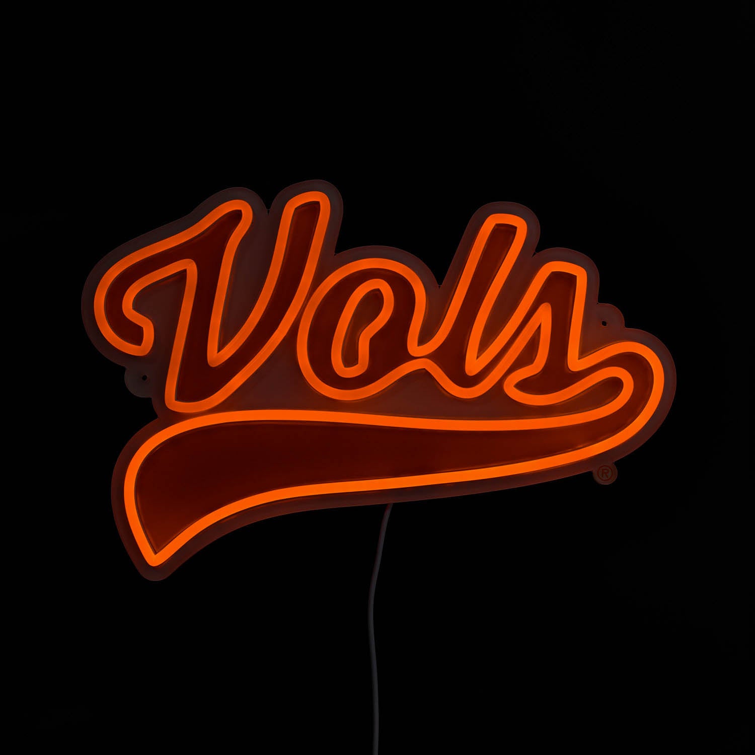 Tennessee Vols Logo LED Neon Sign - Plus (24" x 16.4") - Saturday Neon