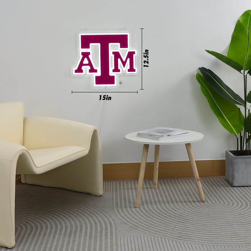 Discounted Texas A&M Sign - Saturday Neon