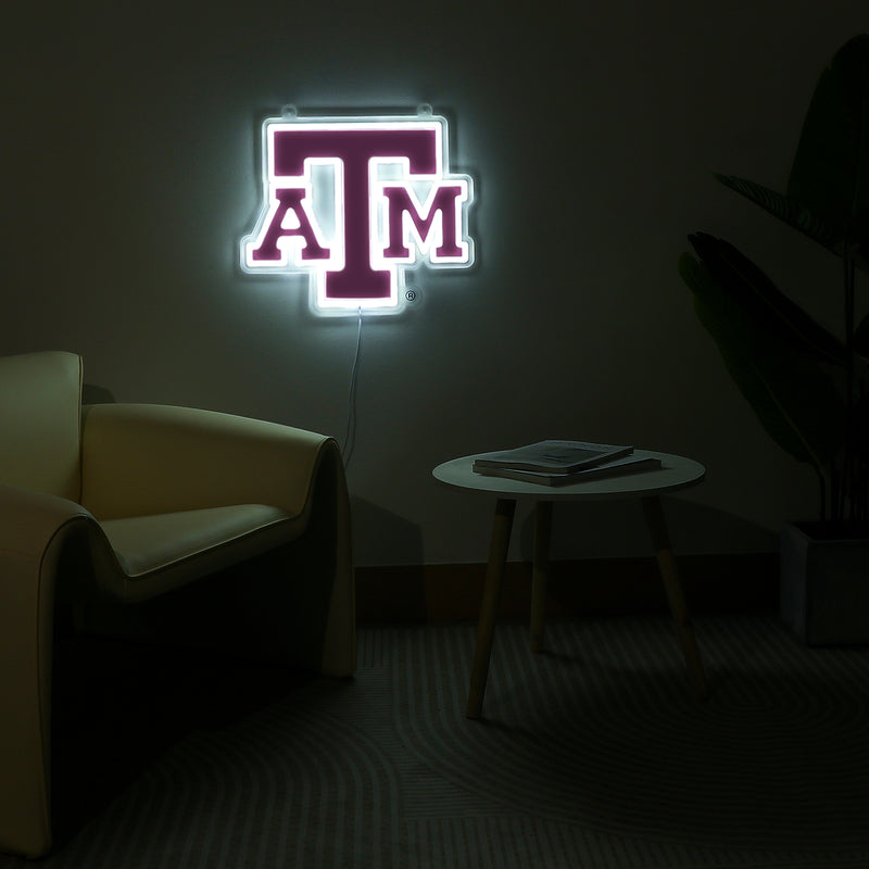 Texas A&M Aggies LED Neon Sign - Saturday Neon