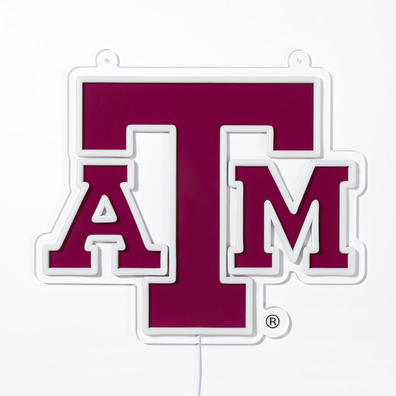 Texas A&M Aggies LED Neon Sign - Saturday Neon