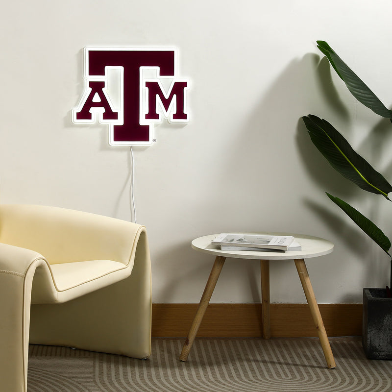 Texas A&M Aggies LED Neon Sign - Saturday Neon