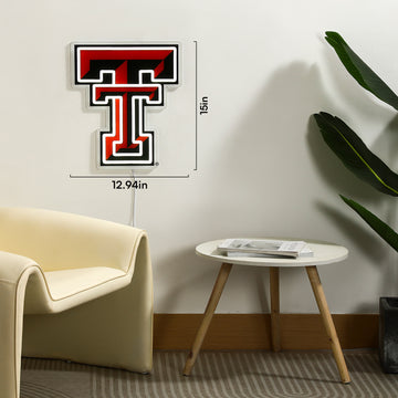 Texas Tech Red Raiders LED Neon Sign - Saturday Neon