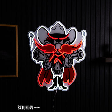 Texas Tech Raider Red Mascot LED Neon Sign - 24" x 20.41"