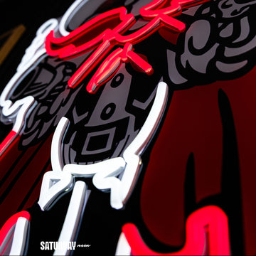 Texas Tech Raider Red Mascot LED Neon Sign - 24" x 20.41"