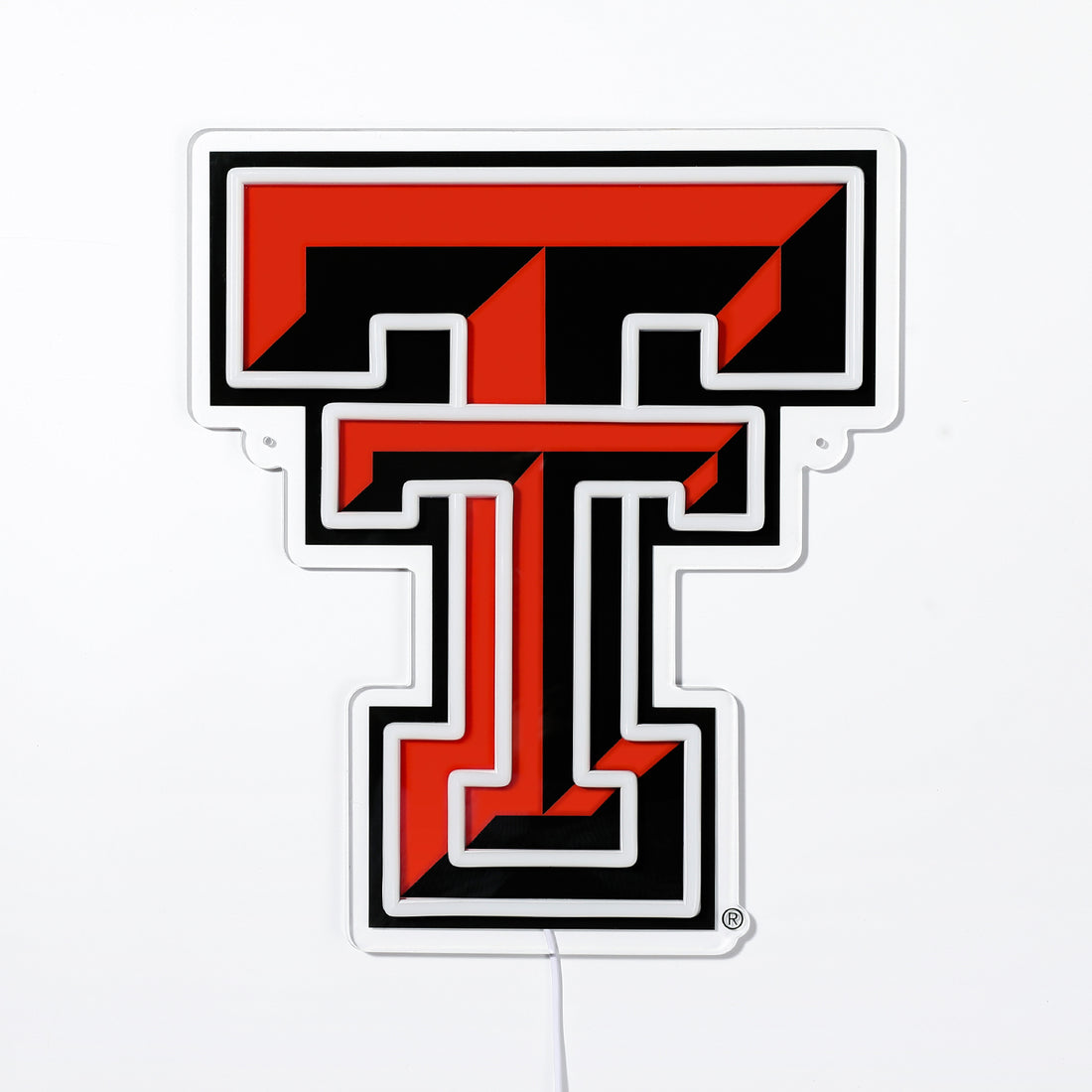 Blemished Texas Tech Red Raiders Sign - Saturday Neon