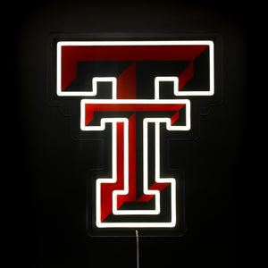 Blemished Texas Tech Red Raiders Sign - Saturday Neon