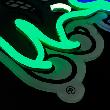 Tulane Green Wave LED Neon Sign - Saturday Neon