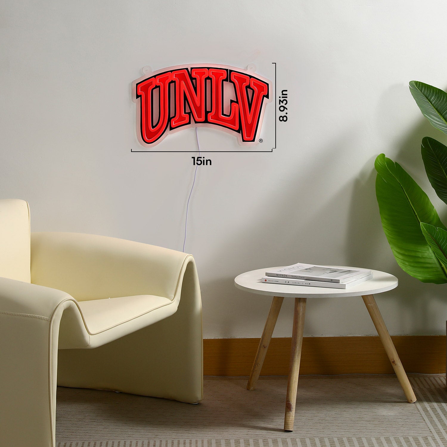 UNLV Rebels LED Neon Sign - Saturday Neon