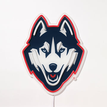UConn Huskies LED Neon Sign - Saturday Neon