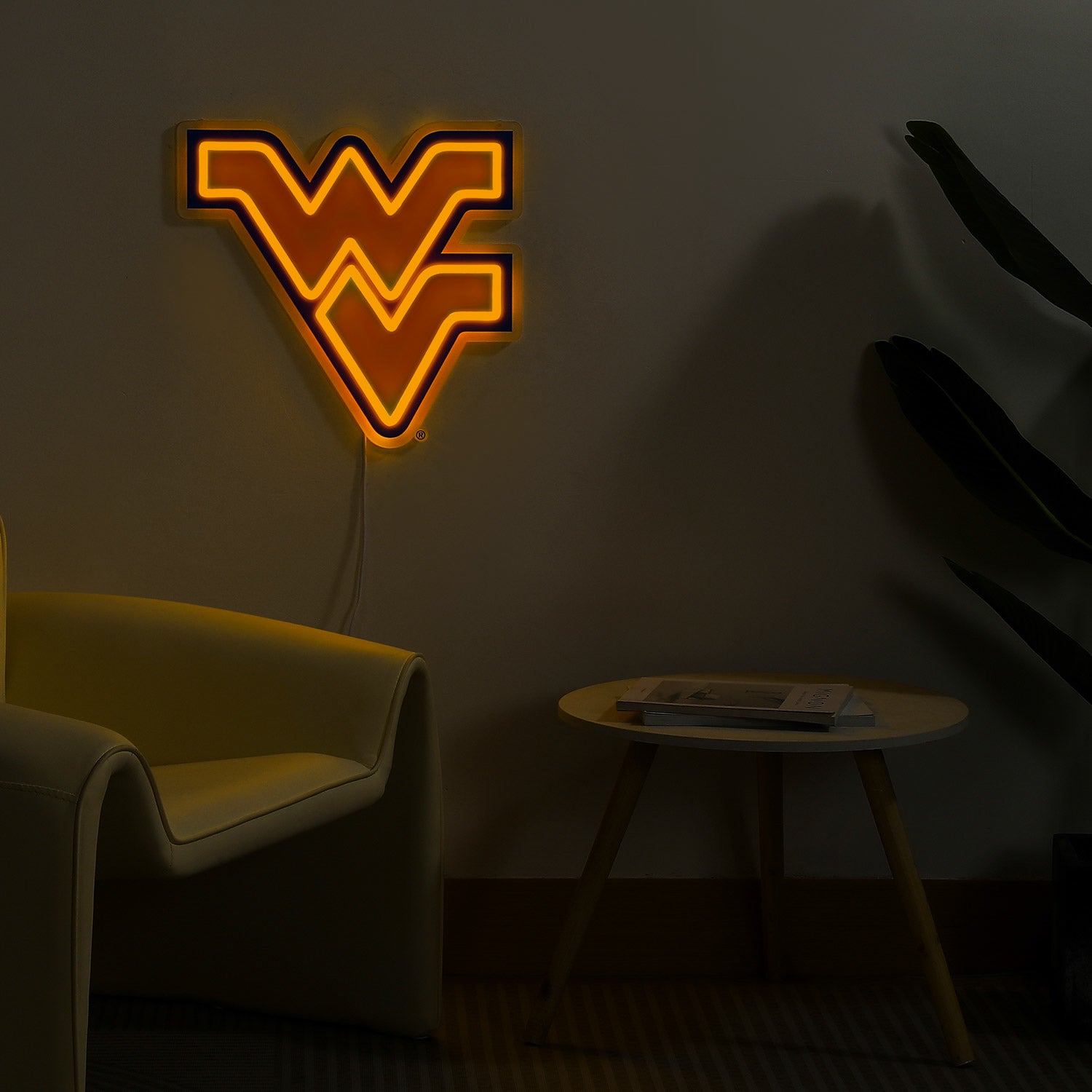 West Virginia Mountaineers LED Neon Sign - Saturday Neon