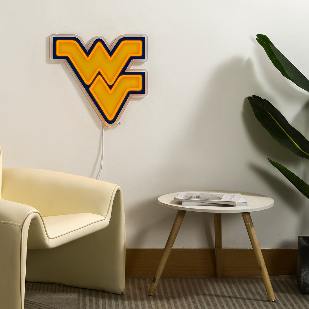 WVU Mountaineers LED Neon Sign - Saturday Neon