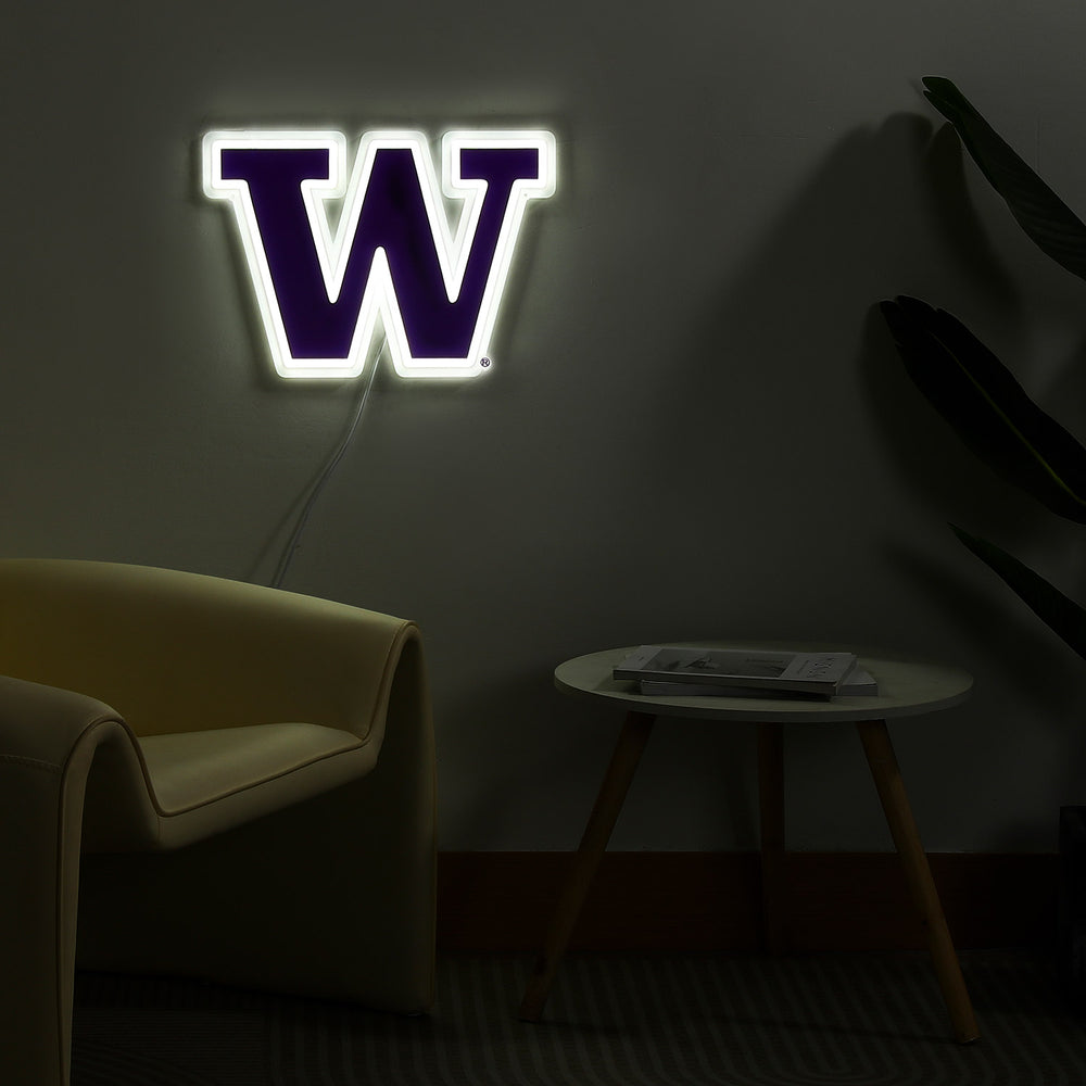 Washington Huskies LED Neon Sign - Saturday Neon