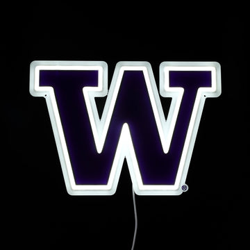 Washington Huskies logo LED neon sign