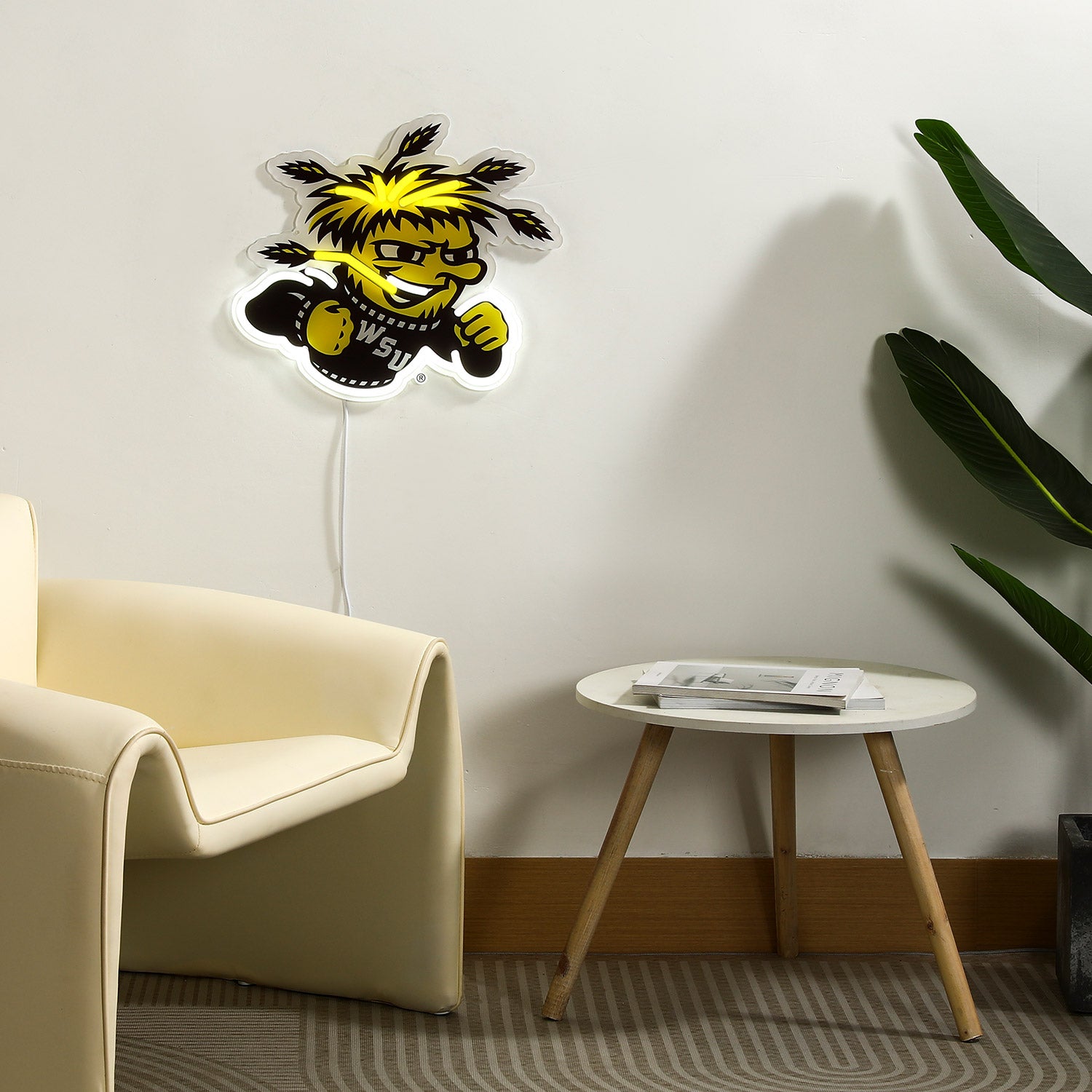 Wichita State Shockers LED Neon Sign - Saturday Neon