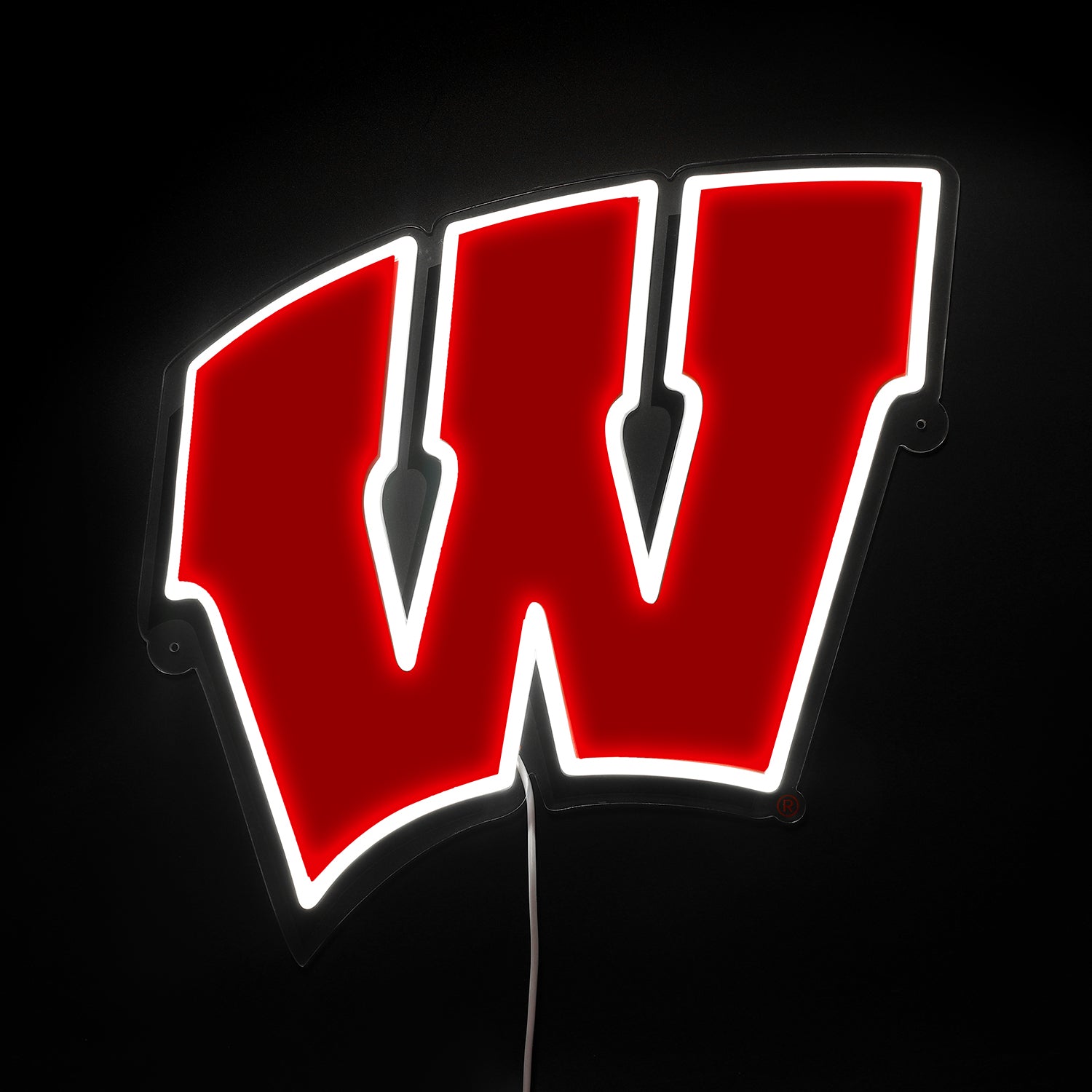 Wisconsin Badgers LED Neon Signs, Wisconsin Light-Up Signs | Saturday Neon