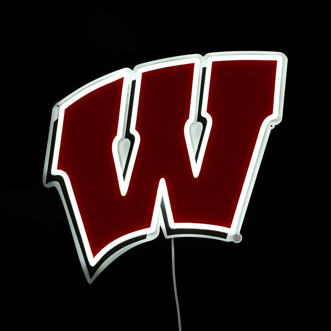Wisconsin Badgers LED Neon Sign - Saturday Neon