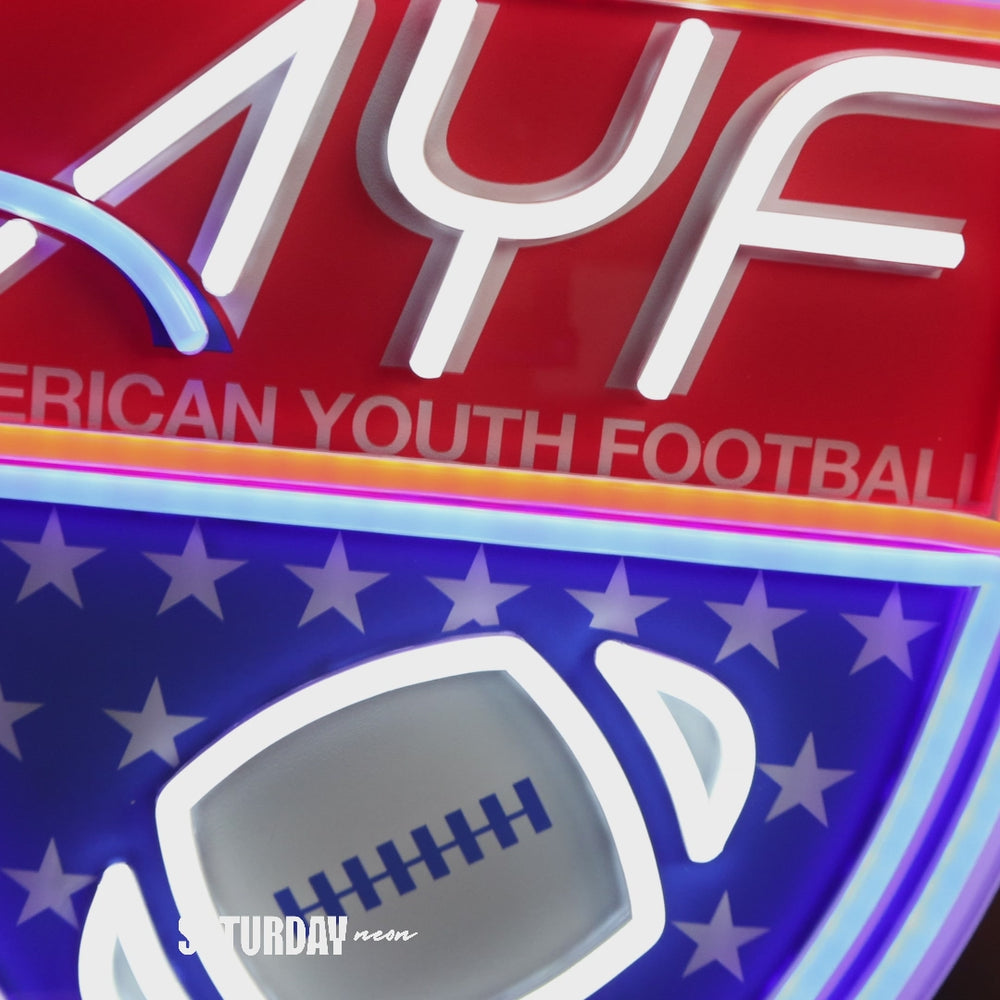 American Youth Football LED Neon Sign