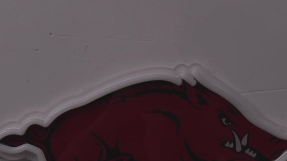 Arkansas Razorbacks Logo LED Neon Sign
