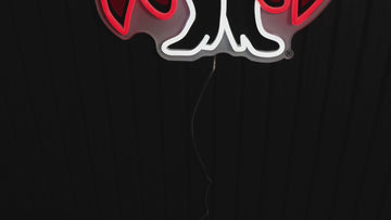 Texas Tech Raider Red Mascot LED Neon Sign - 24" x 20.41"