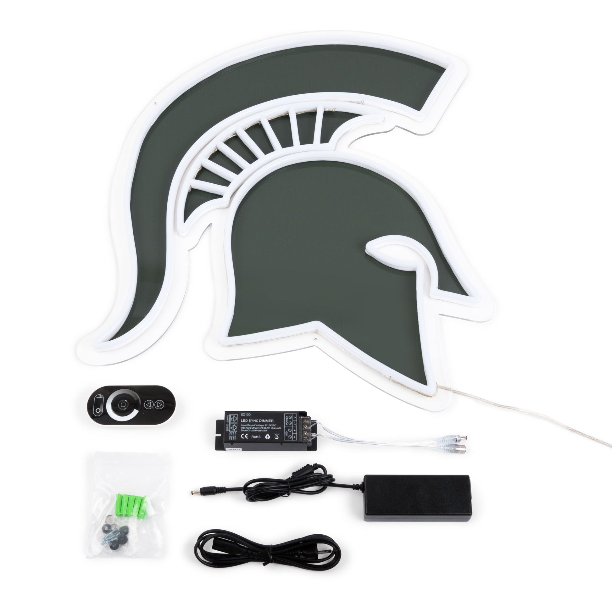 Michigan State University Logo Neon Sign - Saturday Neon