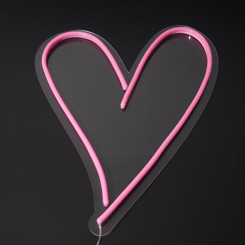 Heart Neon Sign - Saturday Neon