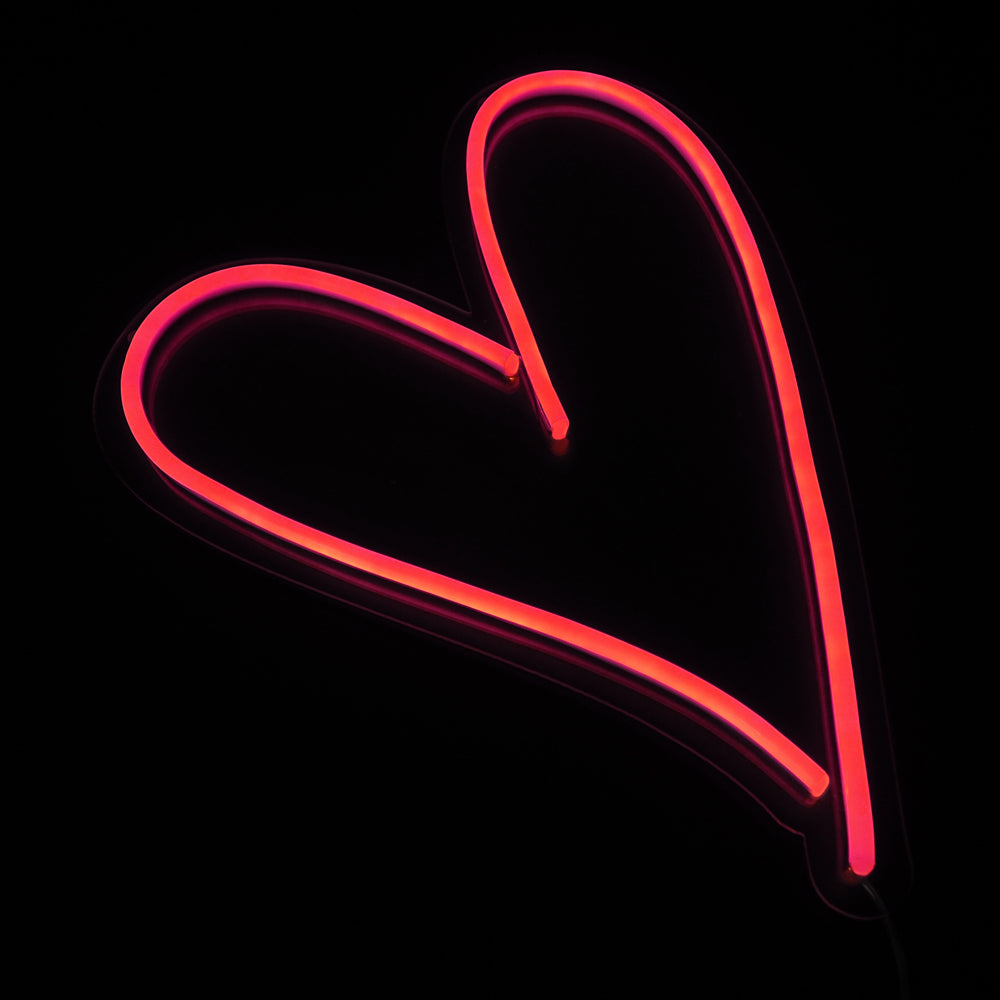 Heart Neon Sign - Saturday Neon