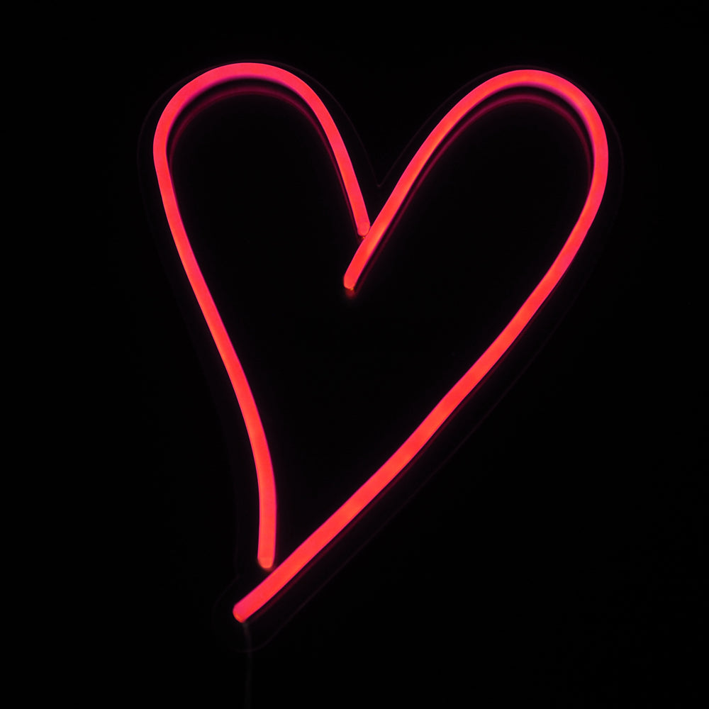 Heart Neon Sign - Saturday Neon