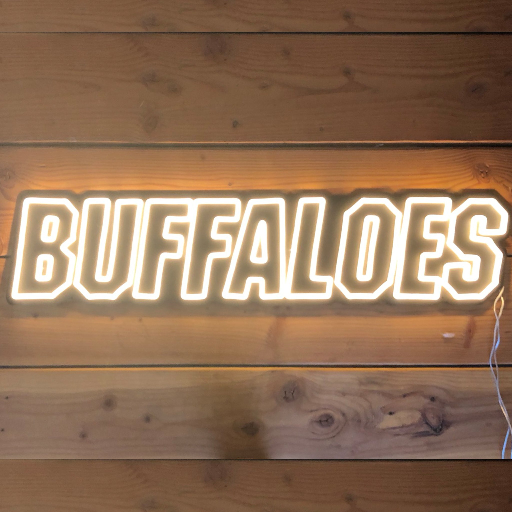 Buffaloes Neon Sign on