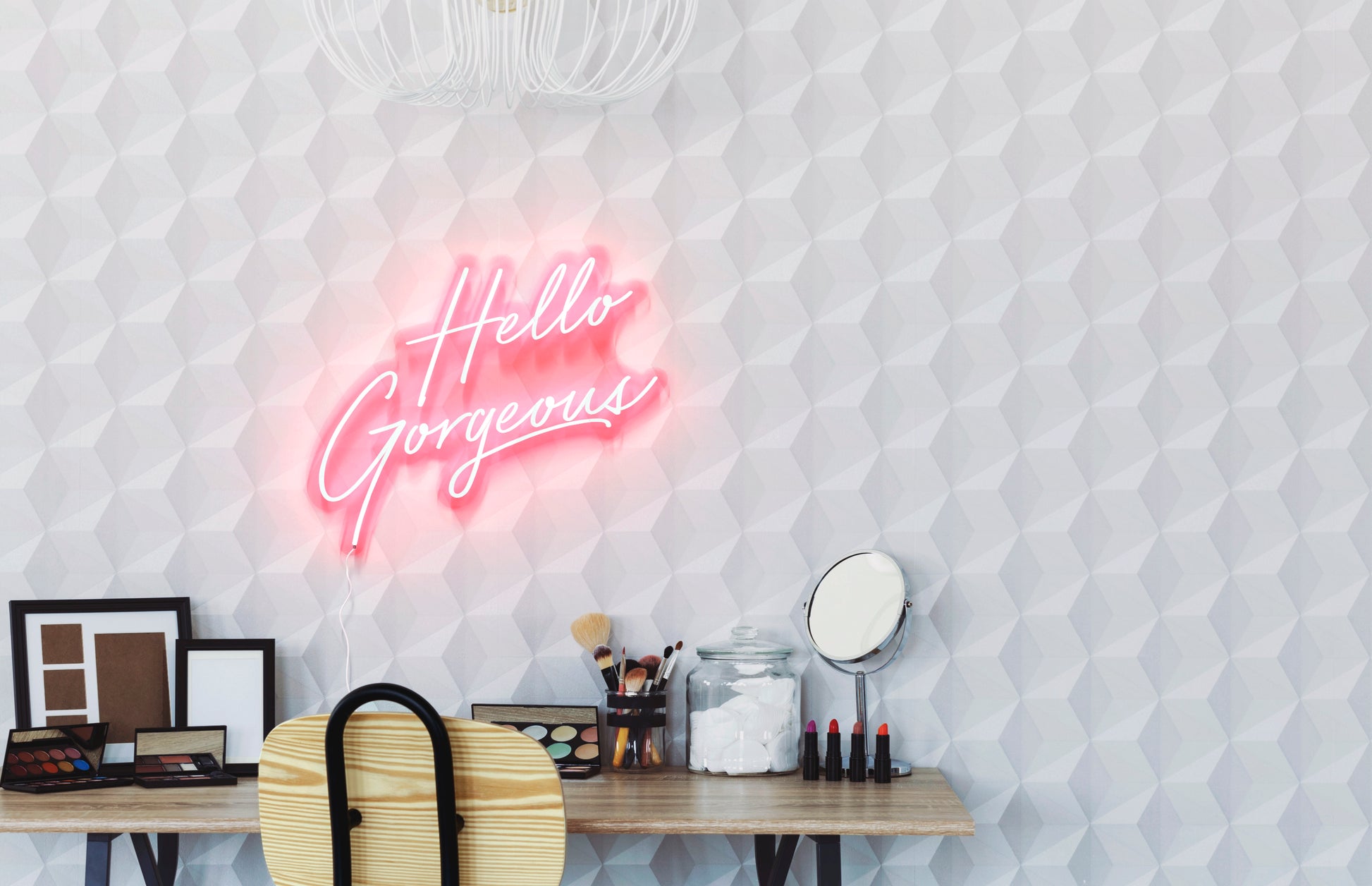 Hello Gorgeous Neon Sign - Saturday Neon