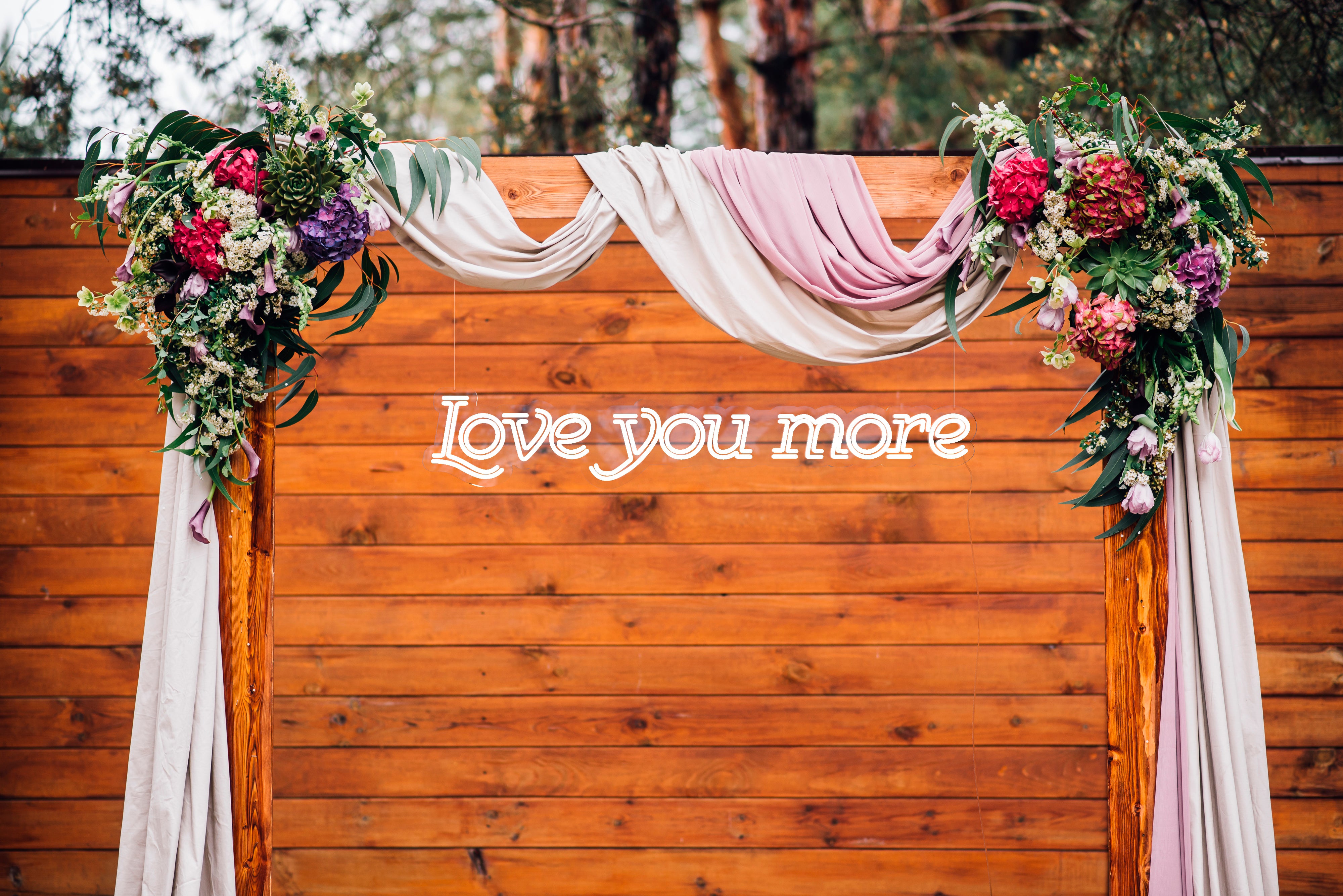 Love You More LED Neon Sign - Saturday Neon
