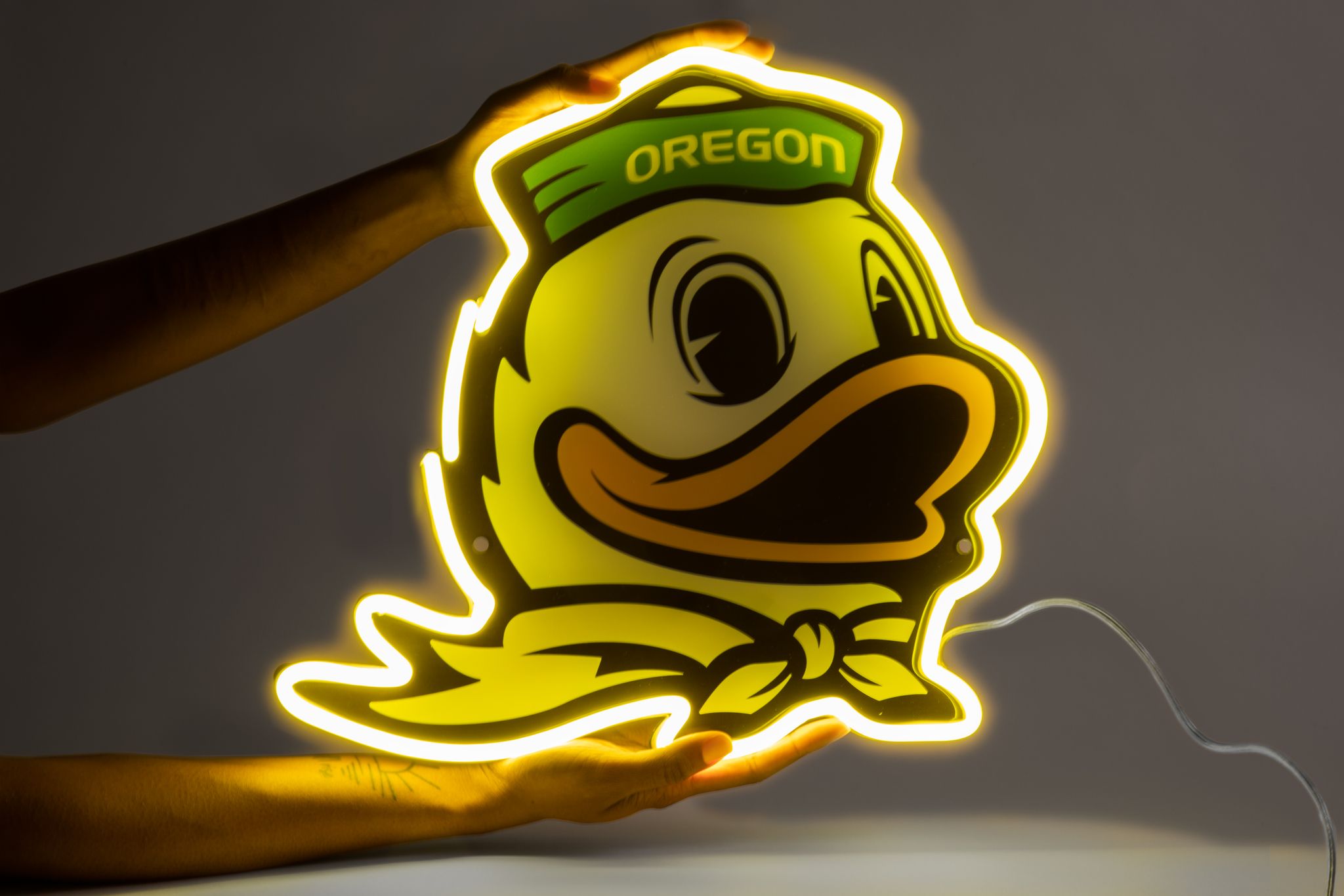 Oregon Ducks LED Neon Sign - Saturday Neon
