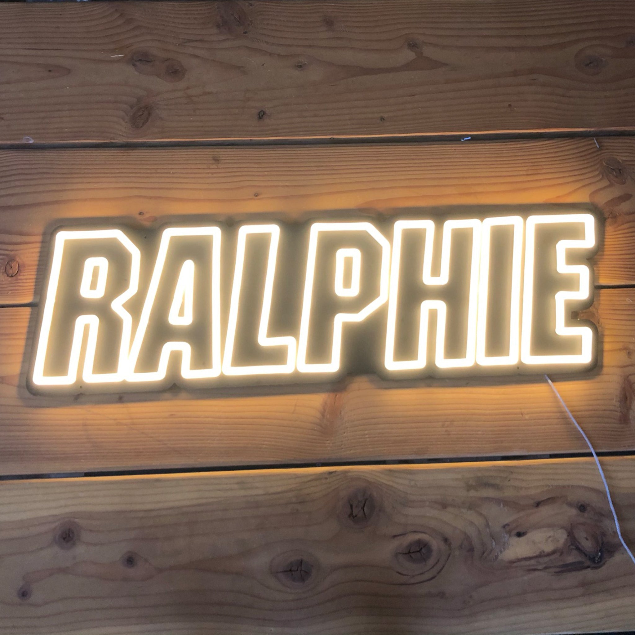 Ralphie Neon Sign - Saturday Neon