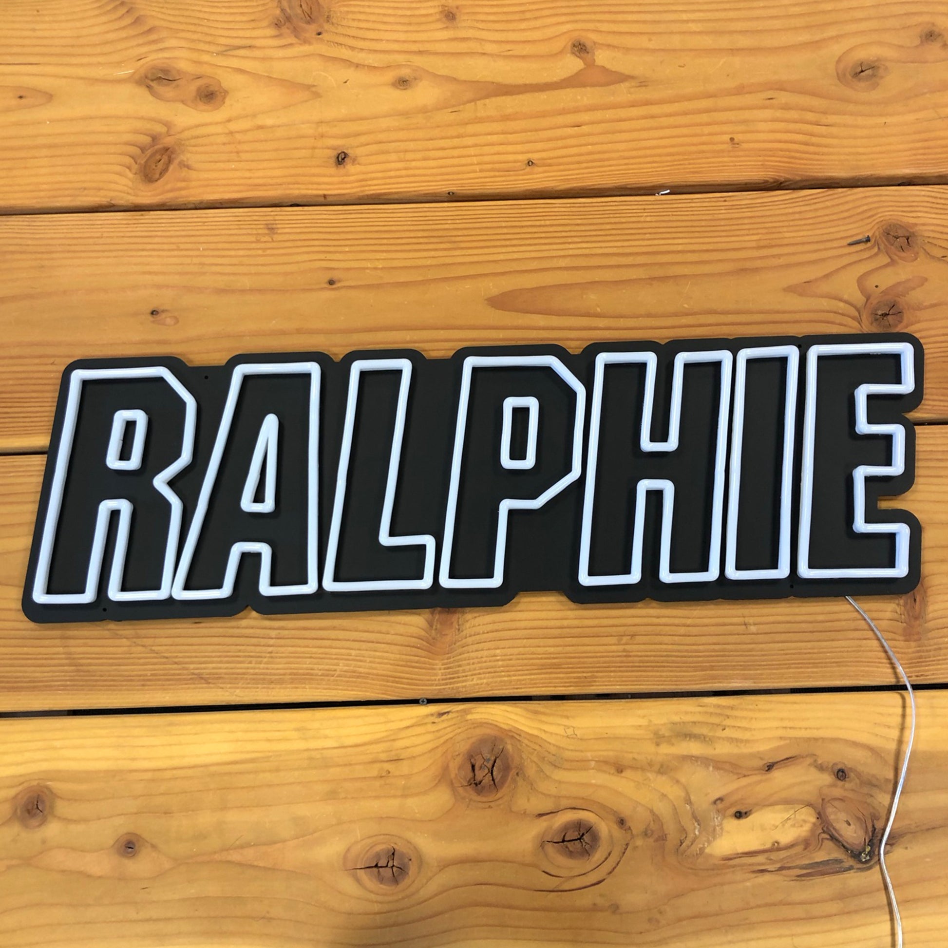 Ralphie Neon Sign - Saturday Neon