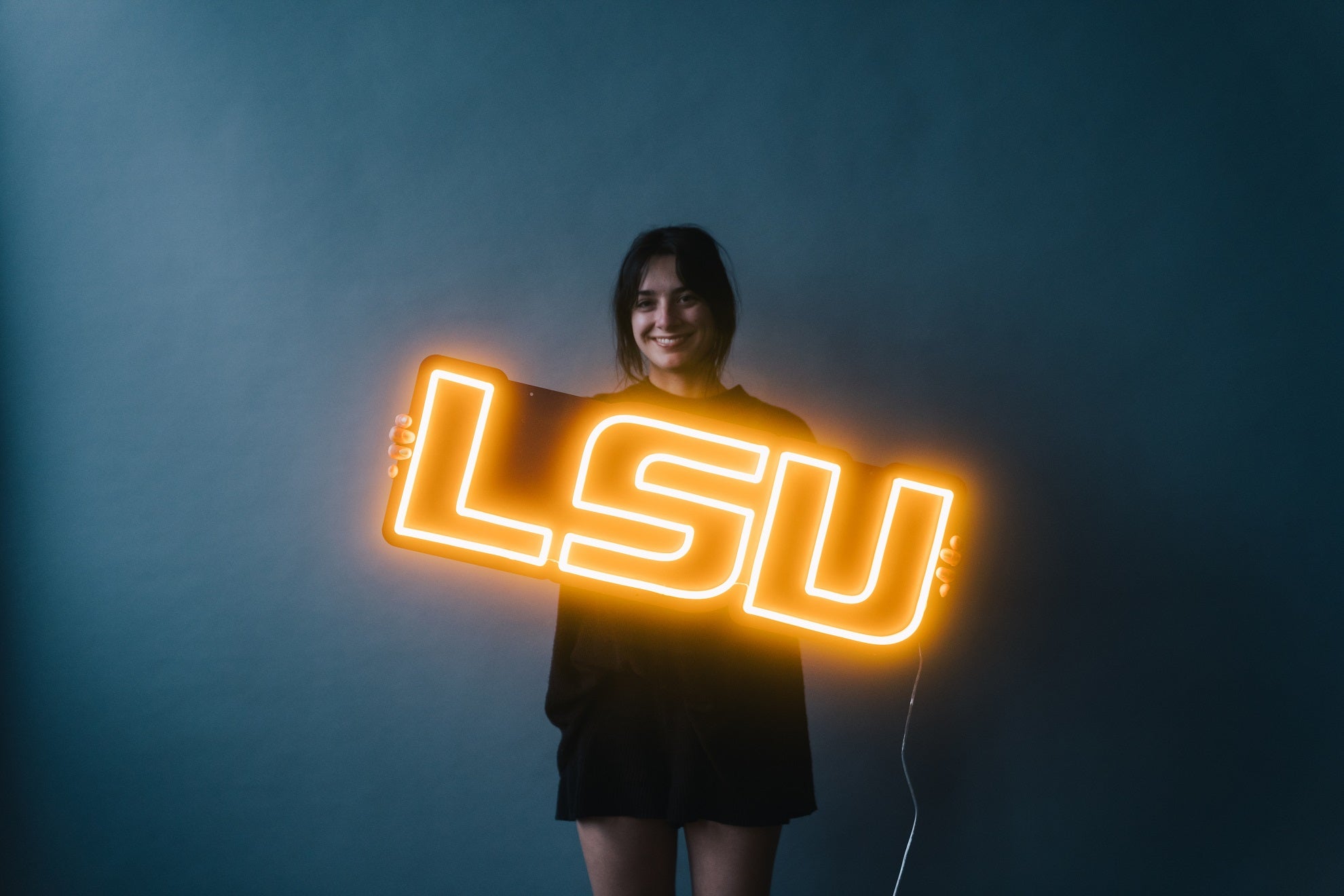 LSU Logo Neon Sign - Saturday Neon