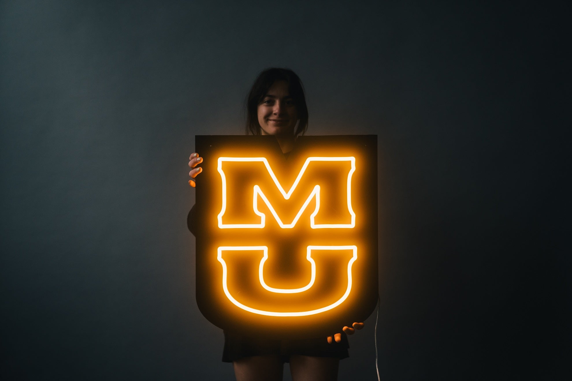 Missouri Tigers "MU" Logo Neon Sign - Saturday Neon