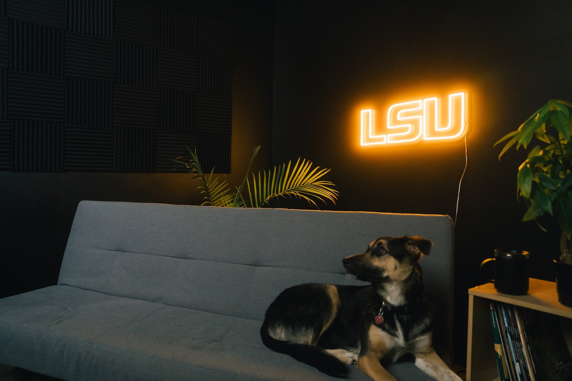 LSU Logo Neon Sign