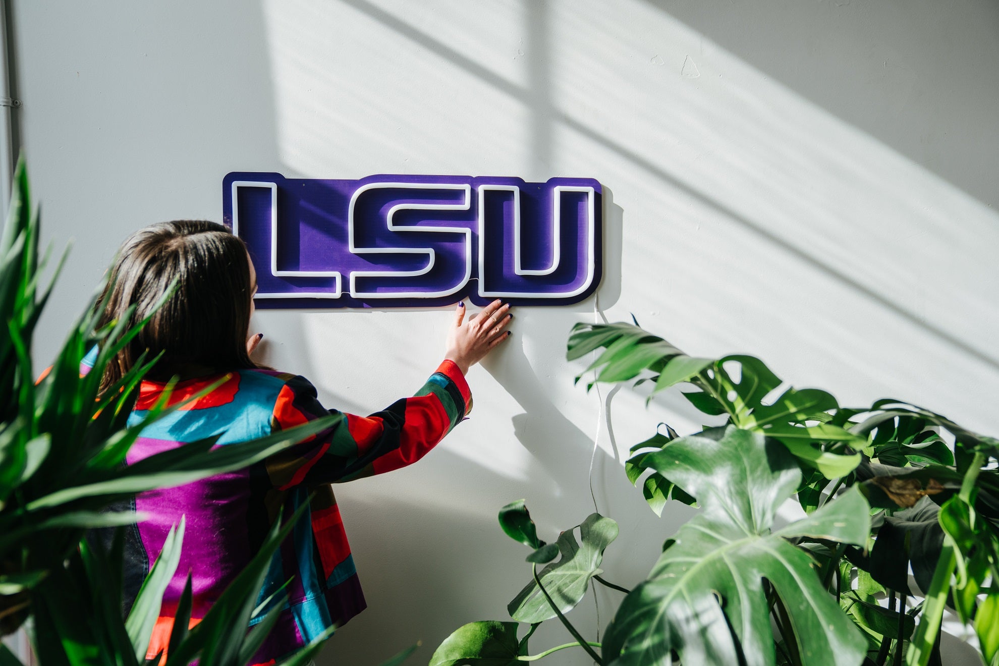 LSU Logo Neon Sign