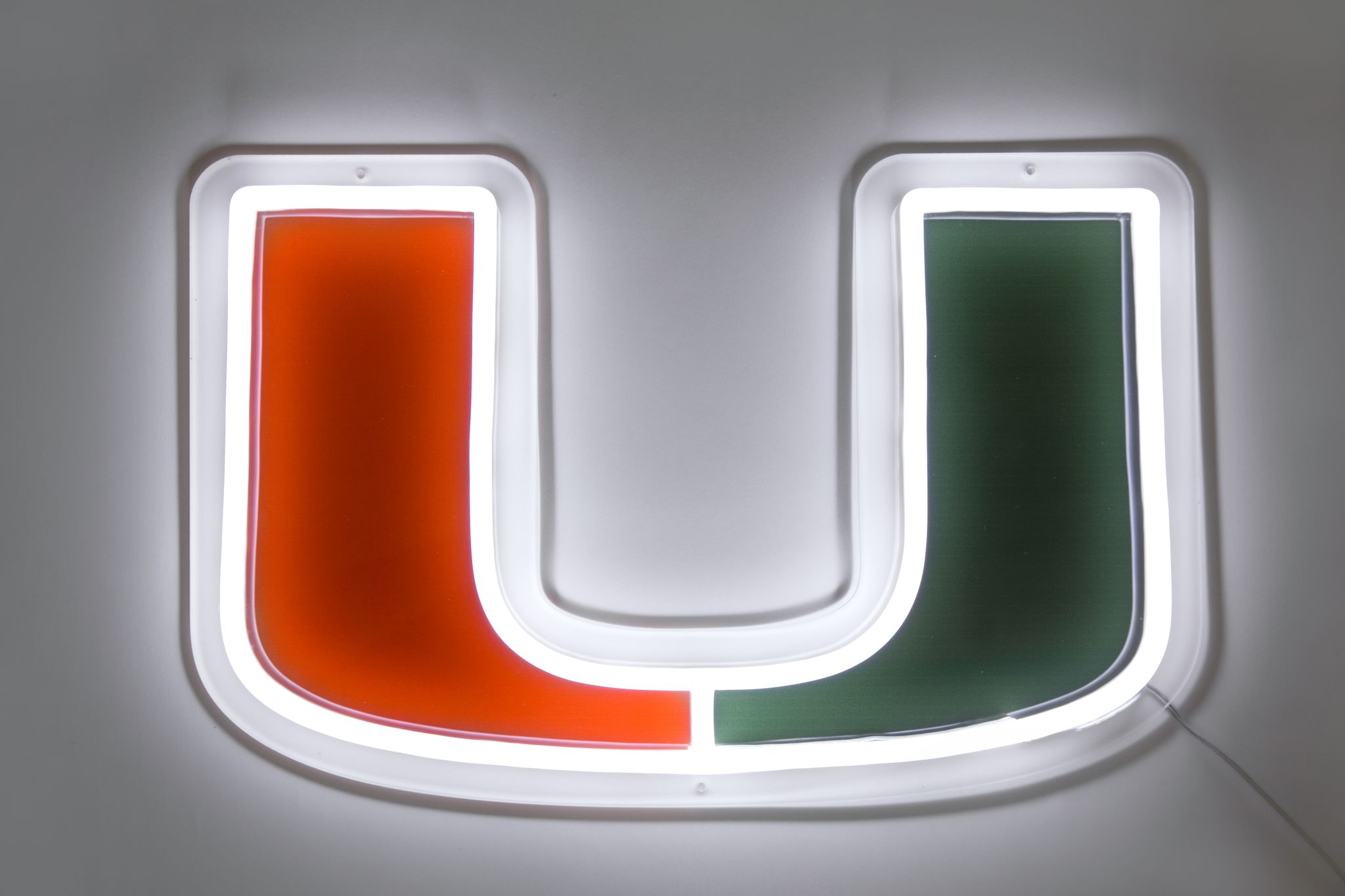 Miami Hurricanes Logo LED Neon Sign - Saturday Neon