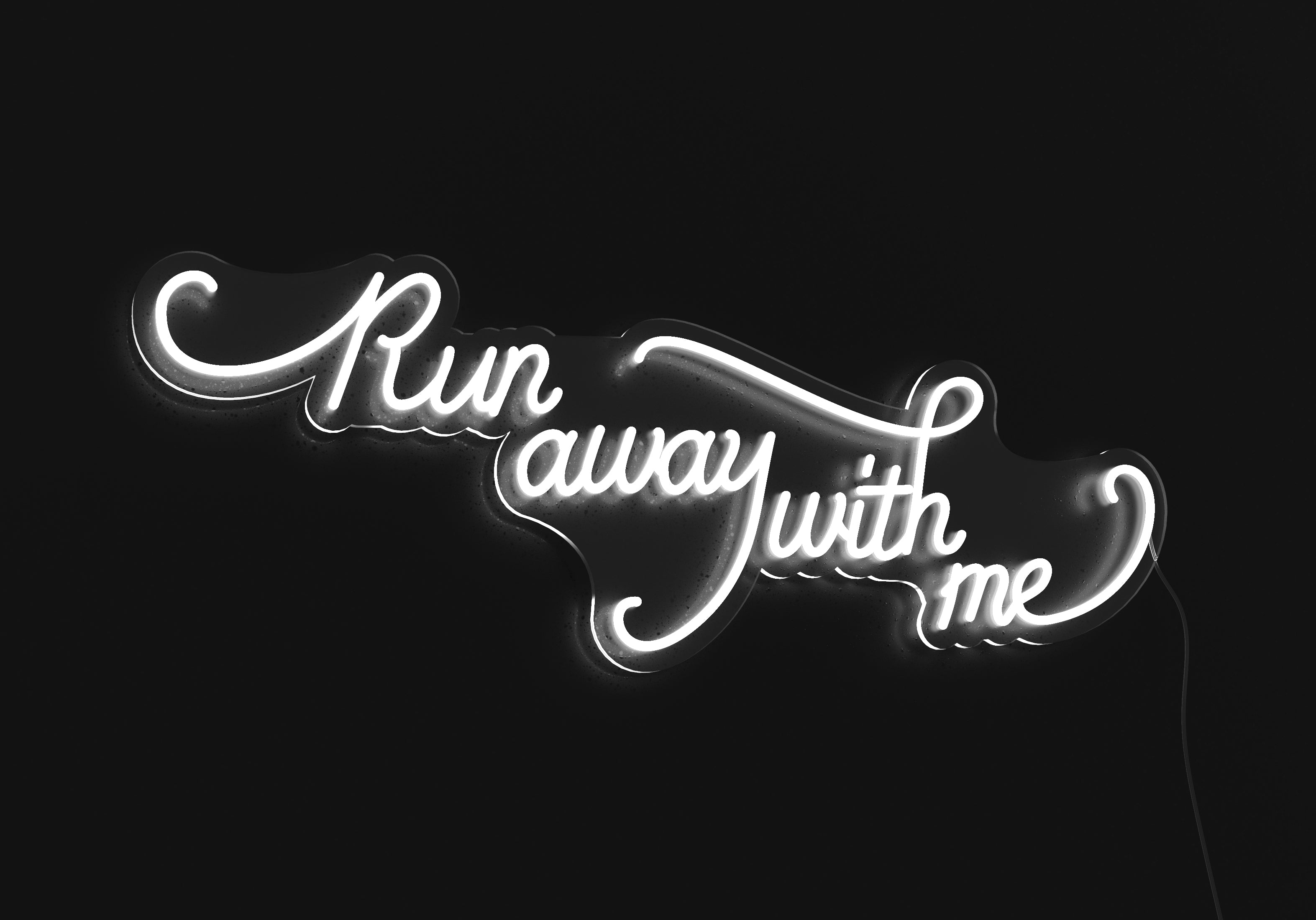Run Away With Me LED Neon Sign - Saturday Neon